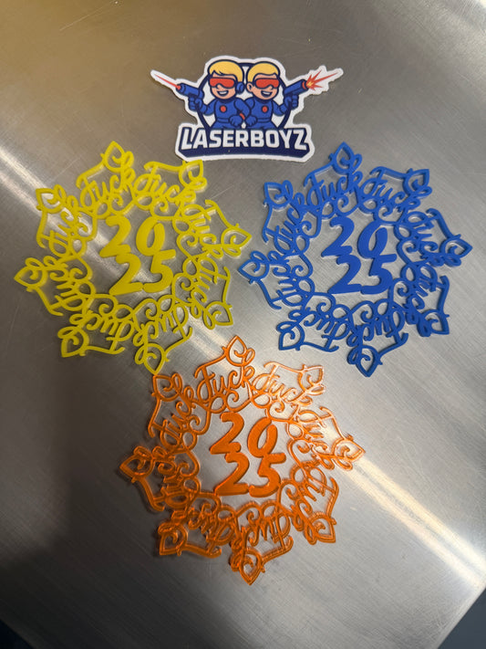 2025 SnowFl@k€ Acrylic